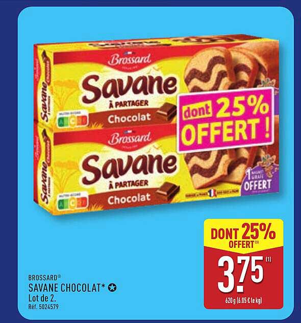 SAVANE CHOCOLAT* Lot de 2.