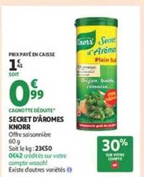 SECRET D'AROMES KNORR