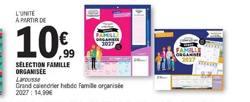 SÉLECTION FAMILLE ORGANISÉE