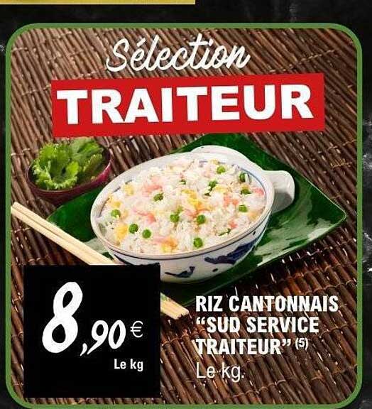 Sélection TRAITEUR RIZ CANTONNAIS “SUD SERVICE TRAITEUR”