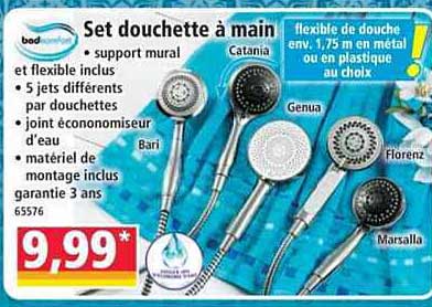 Set douchette à main