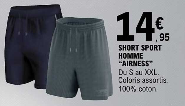SHORT SPORT HOMME “AIRNESS”