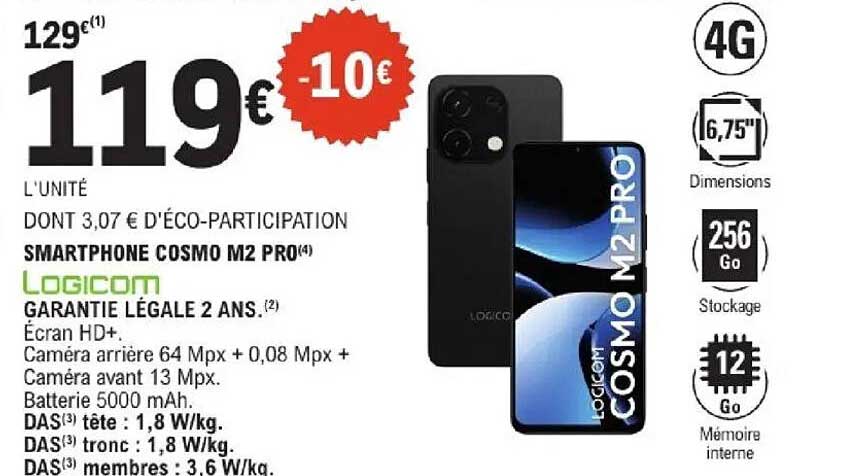 SMARTPHONE COSMO M2 PRO