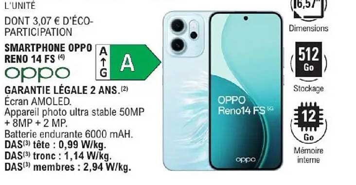 SMARTPHONE OPPO RENO 14 FS