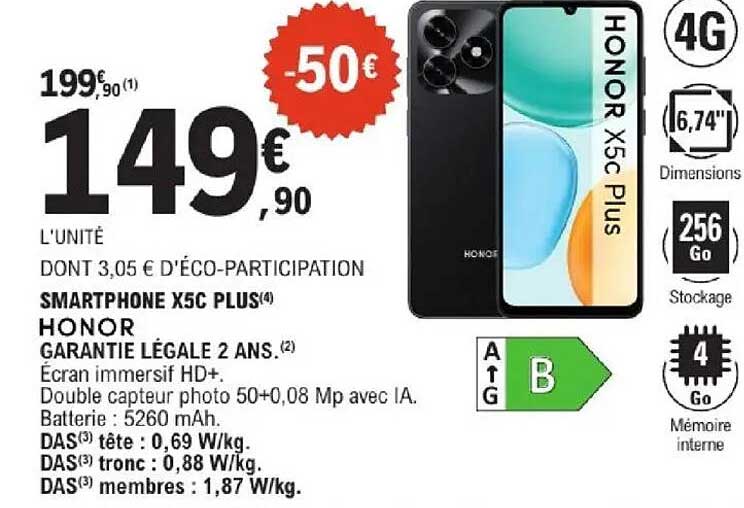 SMARTPHONE X5C PLUS HONOR