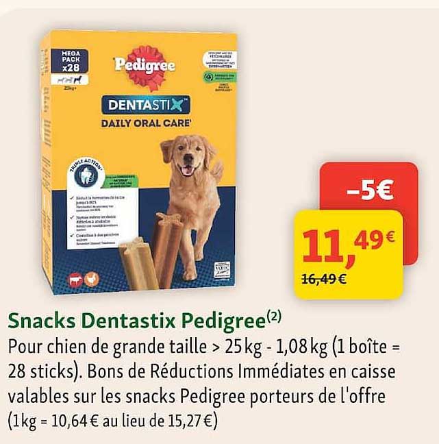 Snacks Dentastix Pedigree