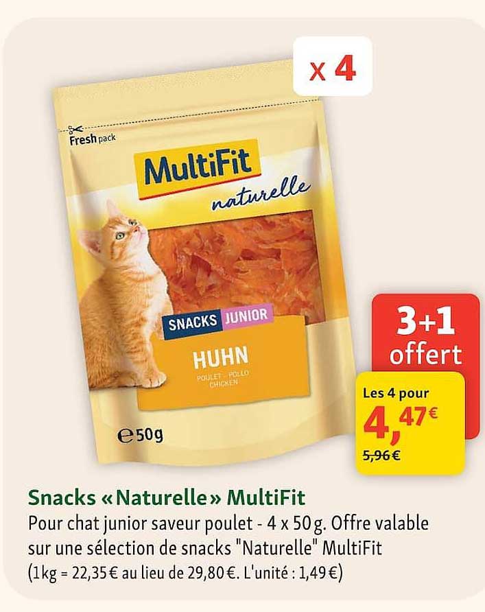 Snacks « Naturelle » MultiFit