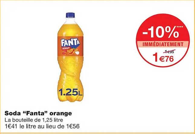 Soda “Fanta” orange