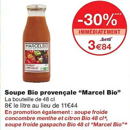 Soupe Bio provençale “Marcel Bio”