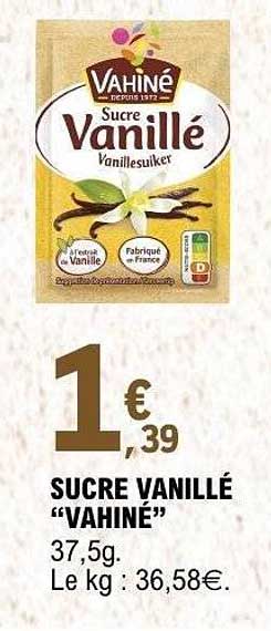 Sucre vanillé “Vahiné”