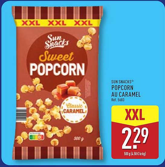 Sun Snacks® Popcorn au caramel