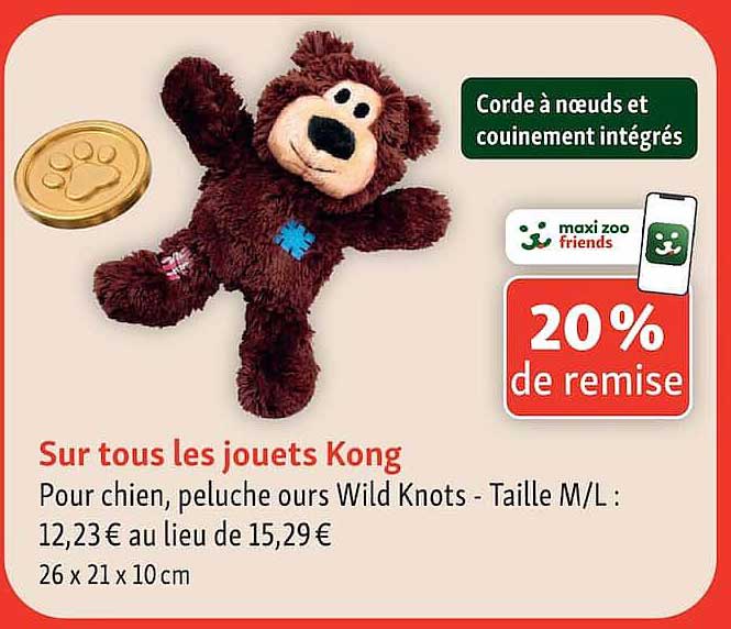 Sur tous les jouets Kong