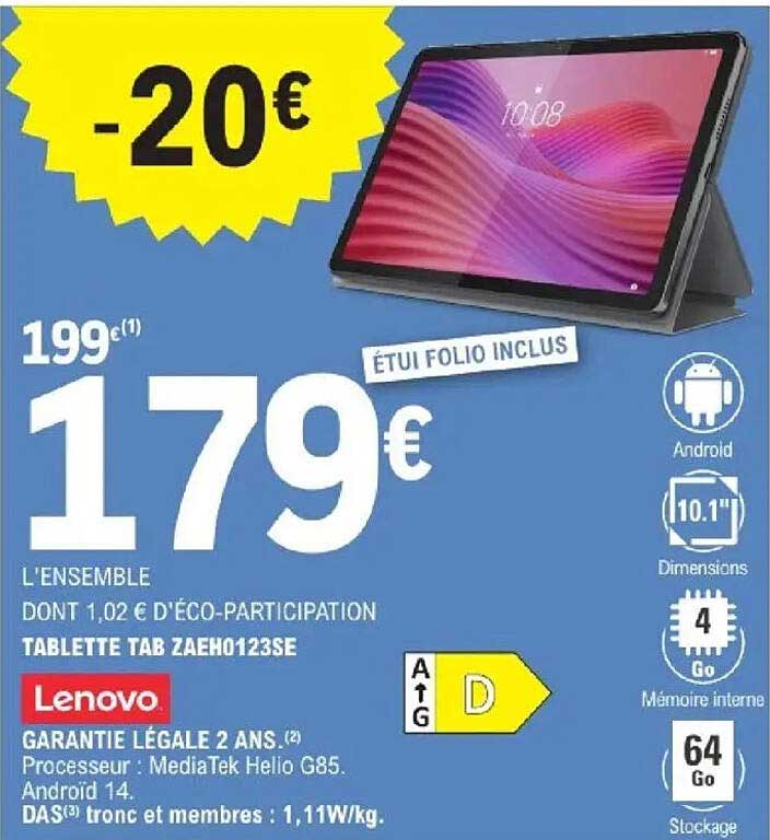 TABLETTE TAB ZAEH0123SE