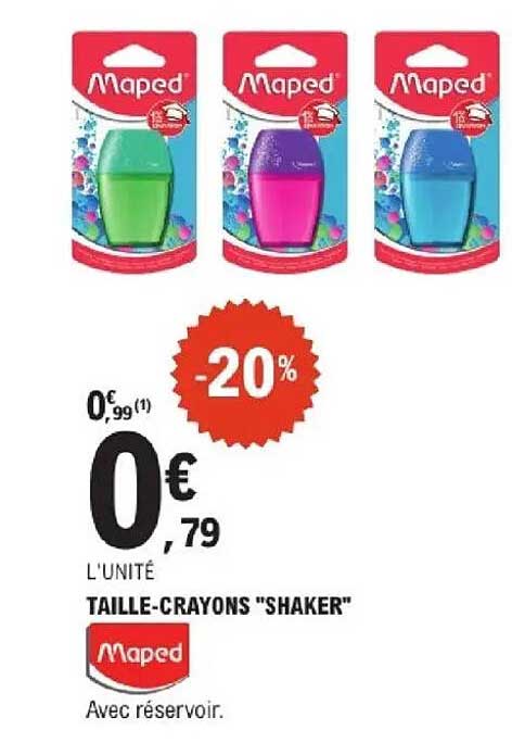 TAILLE-CRAYONS "SHAKER"