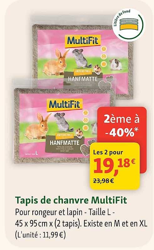 Tapis de chanvre MultiFit