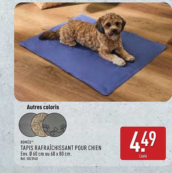 TAPIS RAFRAÎCHISSANT POUR CHIEN