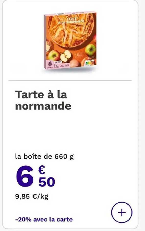 Tarte à la normande