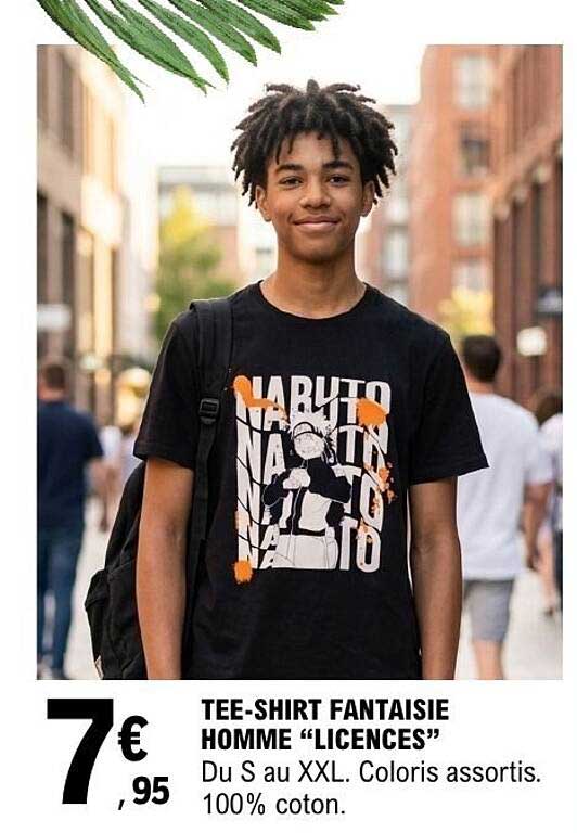TEE-SHIRT FANTAISIE HOMME “LICENCES”
