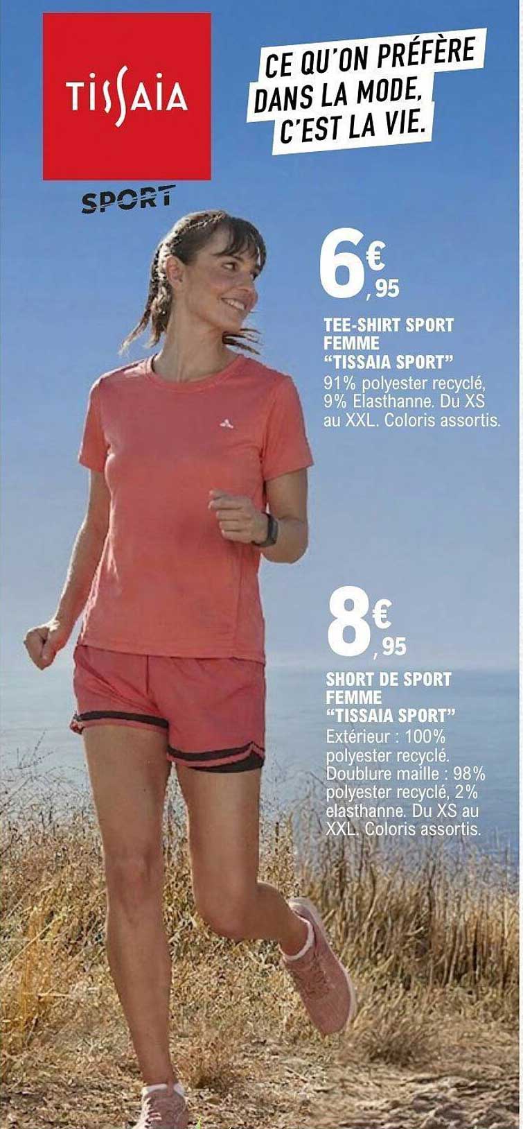 TEE-SHIRT SPORT FEMME “TISSAIA SPORT”
