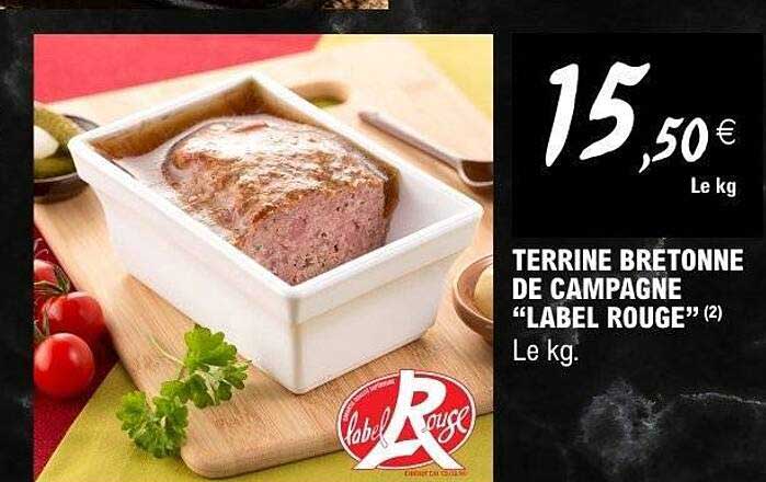 TERRINE BRETONNE DE CAMPAGNE “LABEL ROUGE”