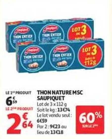 THON NATURE MSC SAUPIQUET