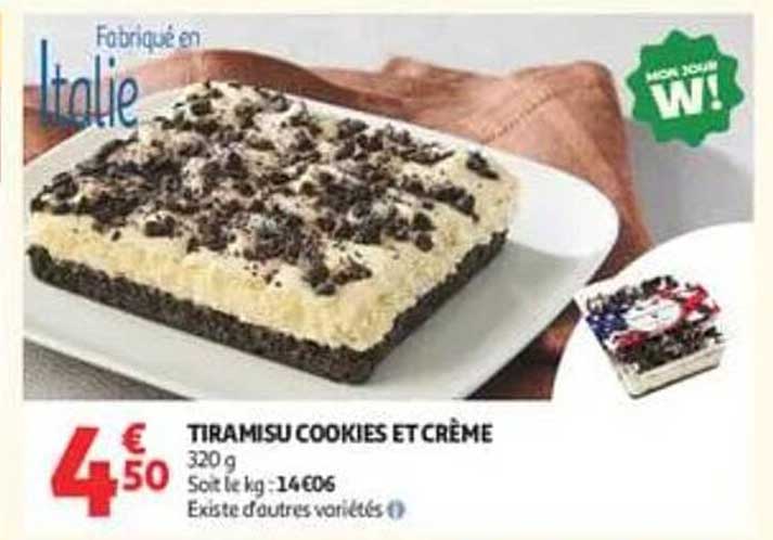 TIRAMISU COOKIES ET CRÈME