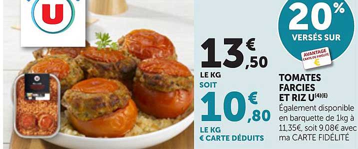 TOMATES FARCIES ET RIZ U (4)(E)