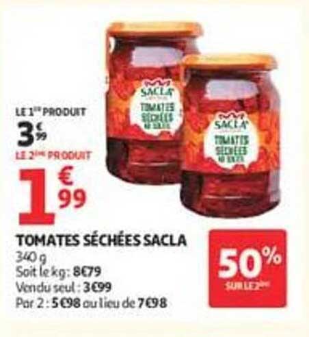 TOMATES SÉCHÉES SACLA