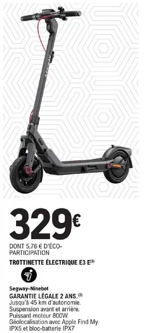 TROTTINETTE ÉLECTRIQUE E3 E(3)