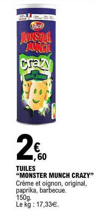 TUILES “MONSTER MUNCH CRAZY”