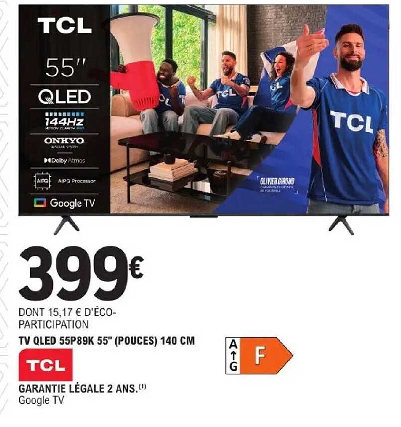 TV QLED 55P89K 55" (pouces) 140 cm