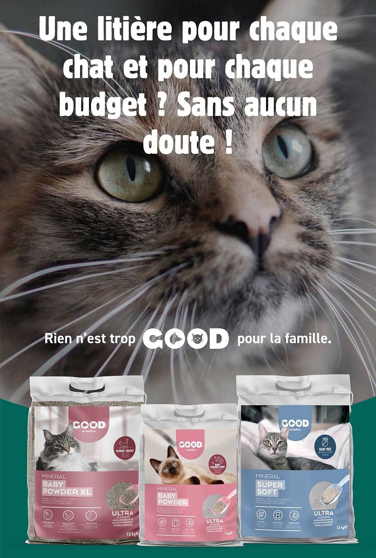 Une litière pour chaque chat et pour chaque budget ? Sans aucun doute !