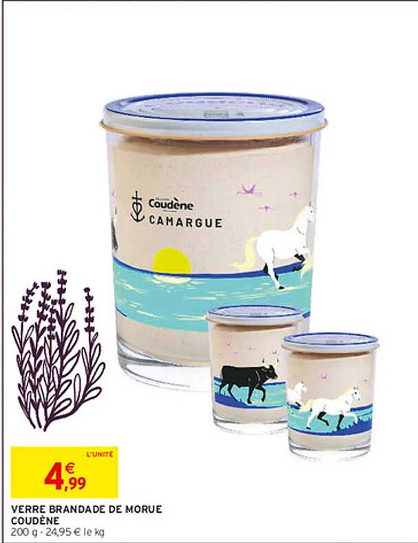 VERRE BRANDADE DE MORUE COUDÈNE