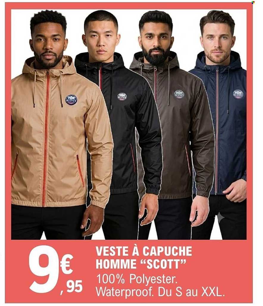 VESTE À CAPUCHE HOMME “SCOTT”