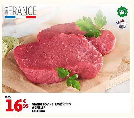 VIANDE BOVINE : PAVÉ À GRILLER