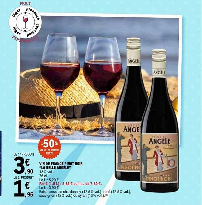 VIN DE FRANCE PINOT NOIR “LA BELLE ANGÈLE”
