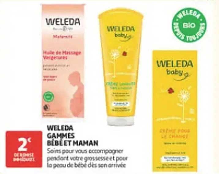 WELEDA GAMMES BÉBÉ ET MAMAN
