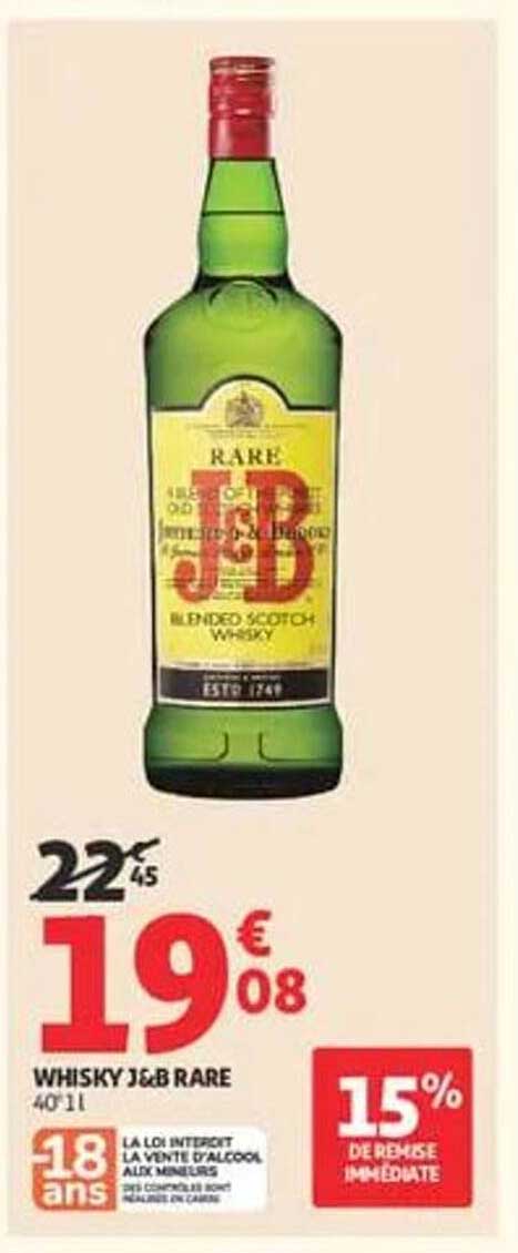 WHISKY J&B RARE