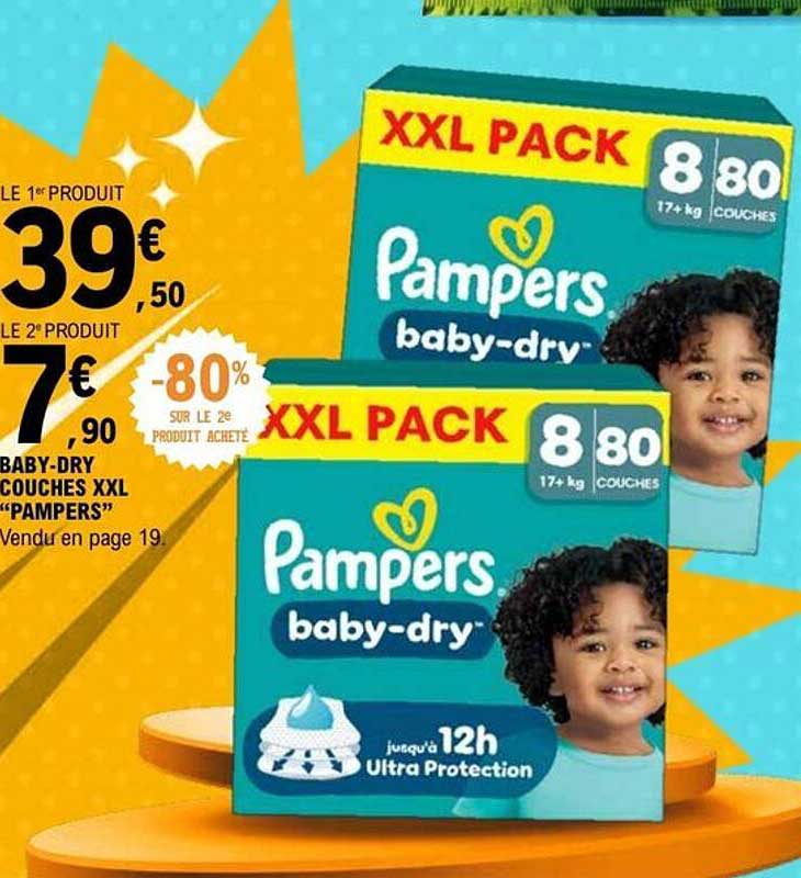 XXL PACK Pampers baby-dry