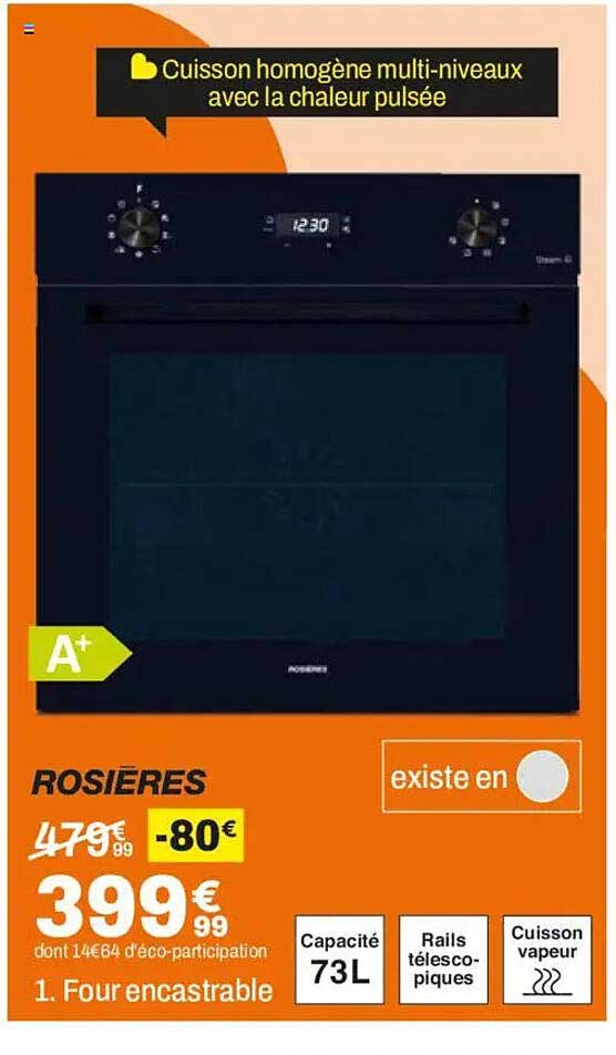 1. Four encastrable