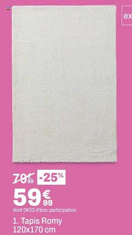 1. Tapis Romy 120x170 cm