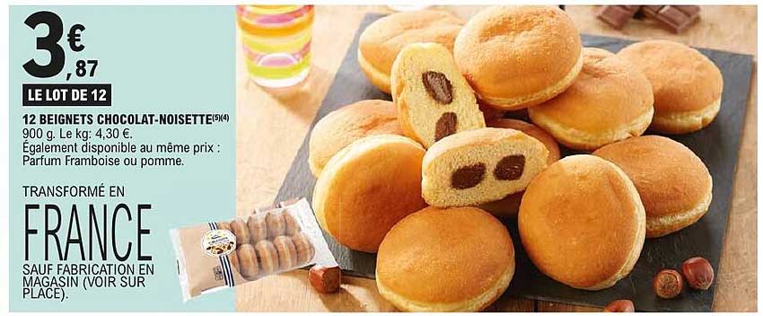12 BEIGNETS CHOCOLAT-NOISETTE