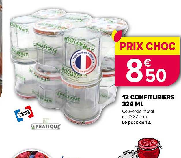 12 CONFITURIERS 324 ML