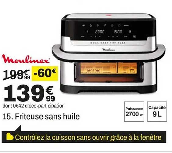 15. Friteuse sans huile
