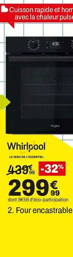 2. Four encastrable Whirlpool
