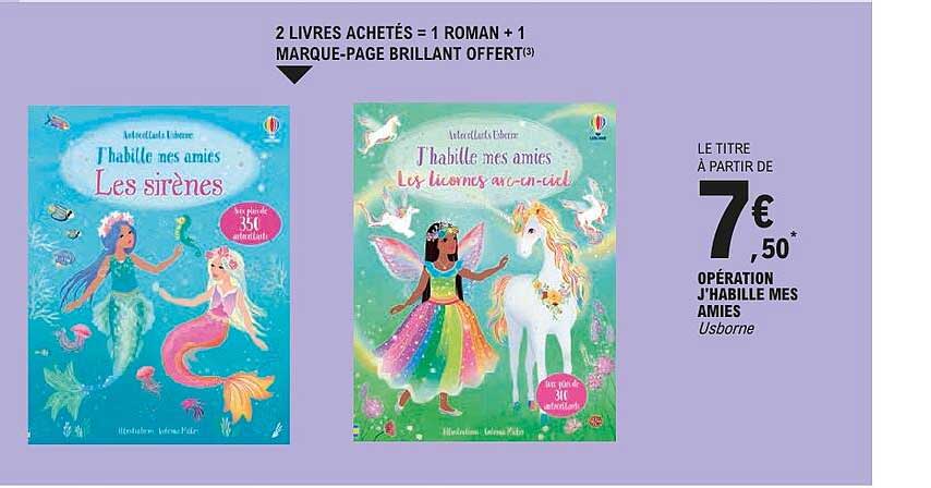 2 LIVRES ACHETÉS = 1 ROMAN + 1 MARQUE-PAGE BRILLANT OFFERT(3)