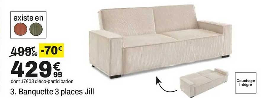 3. Banquette 3 places Jill