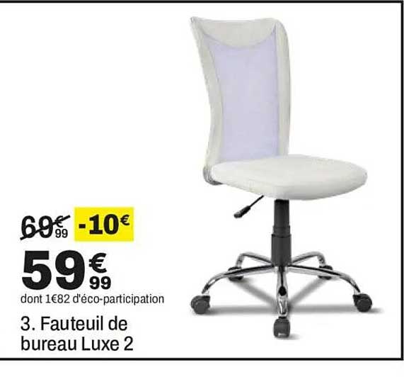 3. Fauteuil de bureau Luxe 2