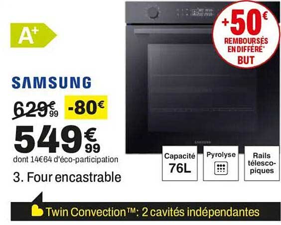 3. Four encastrable