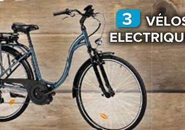 3 VÉLOS ÉLECTRIQUES